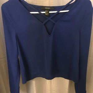 Forever 21 criss cross top